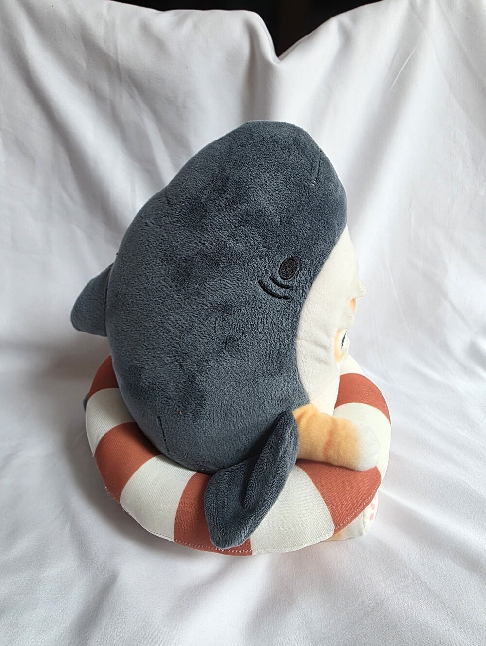 Mofusand Shark Cat Plush 12" Stuffed Animal Life Preserver Kawaii Cute - Picture 2 of 7